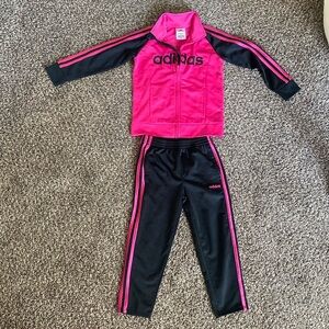 Adidas Toddler Girl Track Suit - 5T